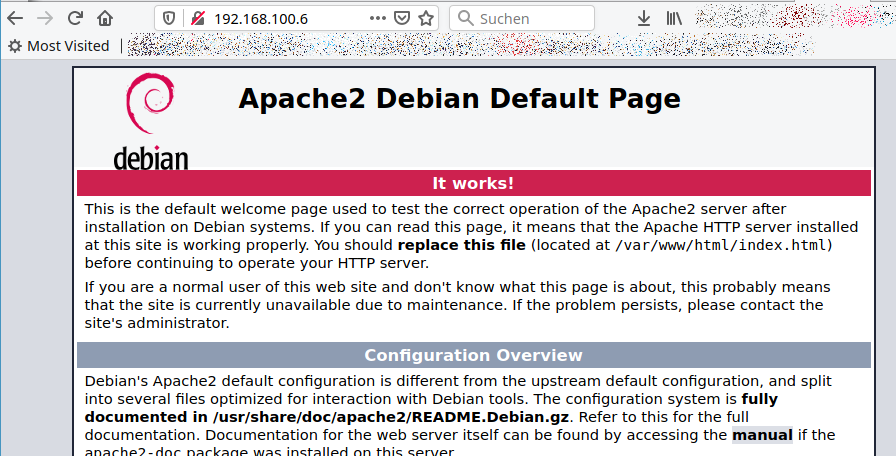 Apache2 works on my Raspberry Pi