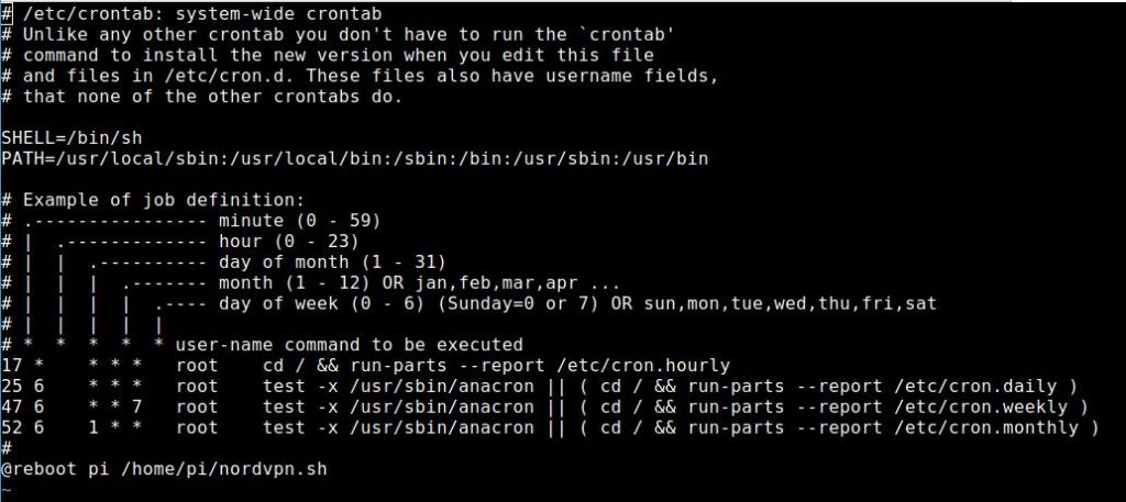 As soon as the system starts the VPN connects and turns my Raspberry Pi into a VPN router