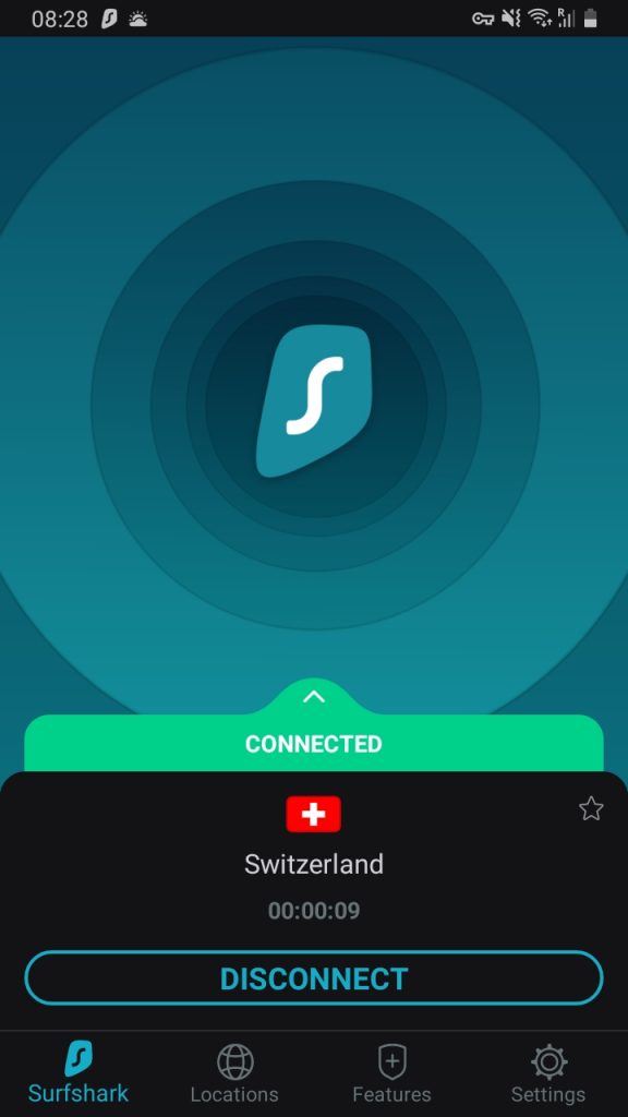 With Surfshark connected to Switzerland – watching Formula 1 is no problem now