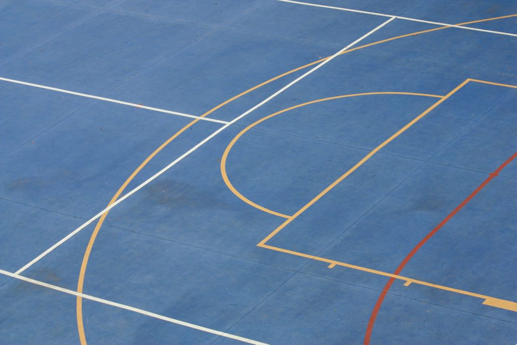 The court of the Women's Handball Championship. 