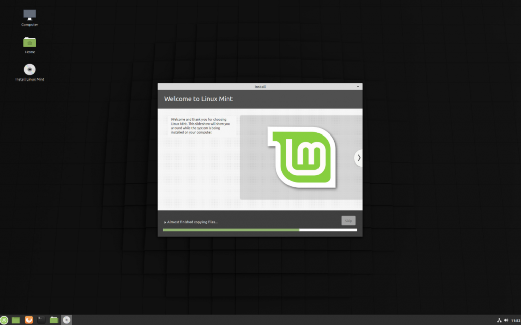 Linux Mint interface